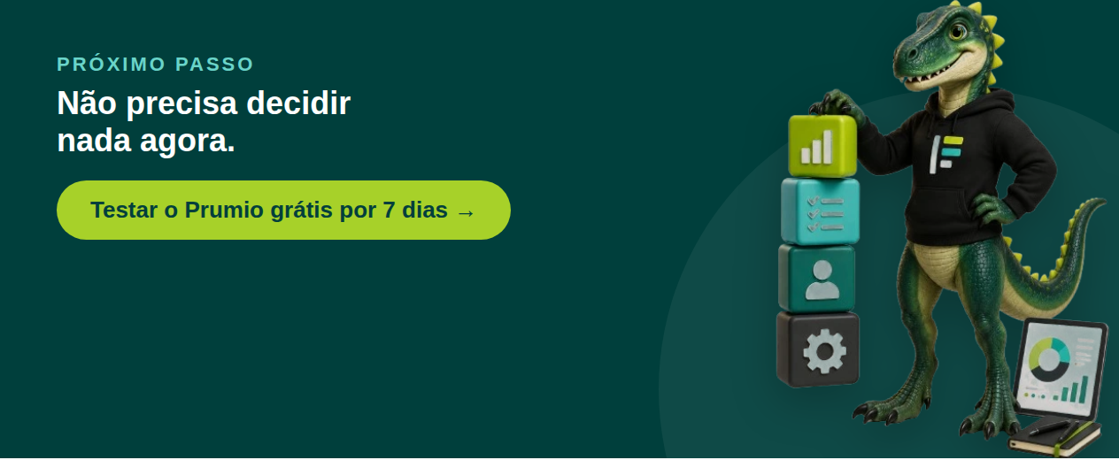 Testar o Prumio grátis por 30 dias